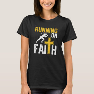 Christian Workout Springer Religiösa Runon Fait T Shirt