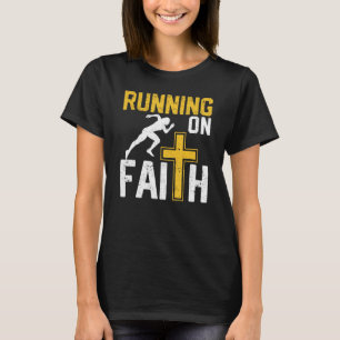 Christian Workout Springer Religiösa Runon Fait T Shirt