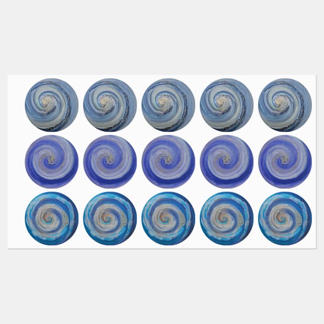 Christian Worship Stickers Abstrakt Swirl Art (Ark)