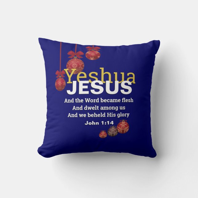 Christian YESHUA JESUS-jul Kudde (Framsida)