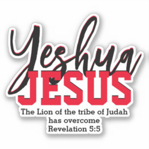 Christian YESHUA JESUS Klistermärken