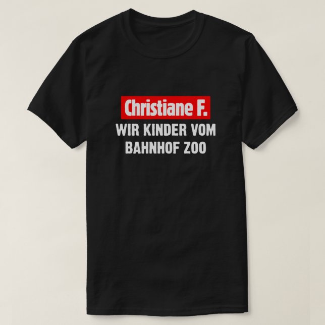 Christiane F. WIR KINDER VOM BAHNHOF ZOO Essential T Shirt (Design framsida)