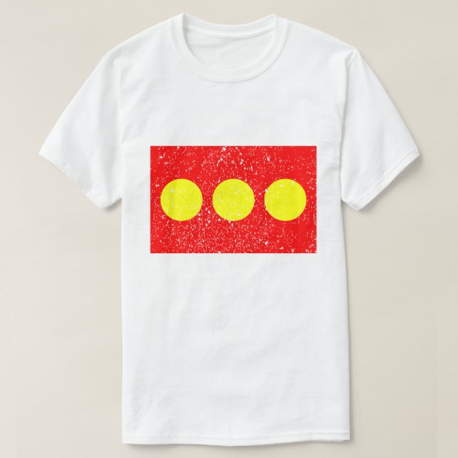 Christiania Flagga T Shirt (Design framsida)