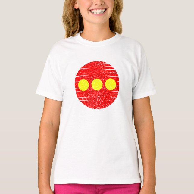 Christiania Flagga T Shirt (Framsida)