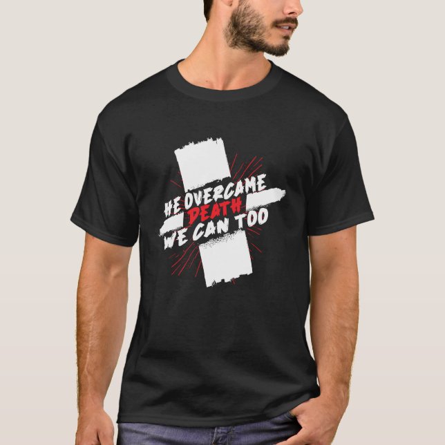 Christianity Death  Catholic Jesus Bible Religion  T Shirt (Framsida)