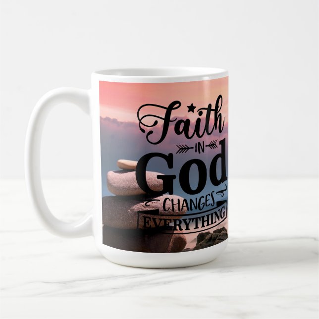 Christianity Faith in God Mugg (Vänster)