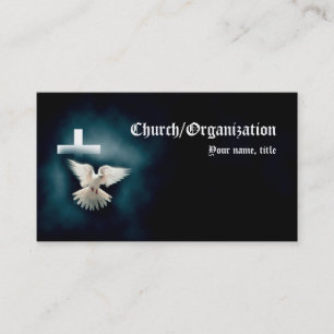 Christianity-Religiösa Dove & Kor Affärskort Visitkort