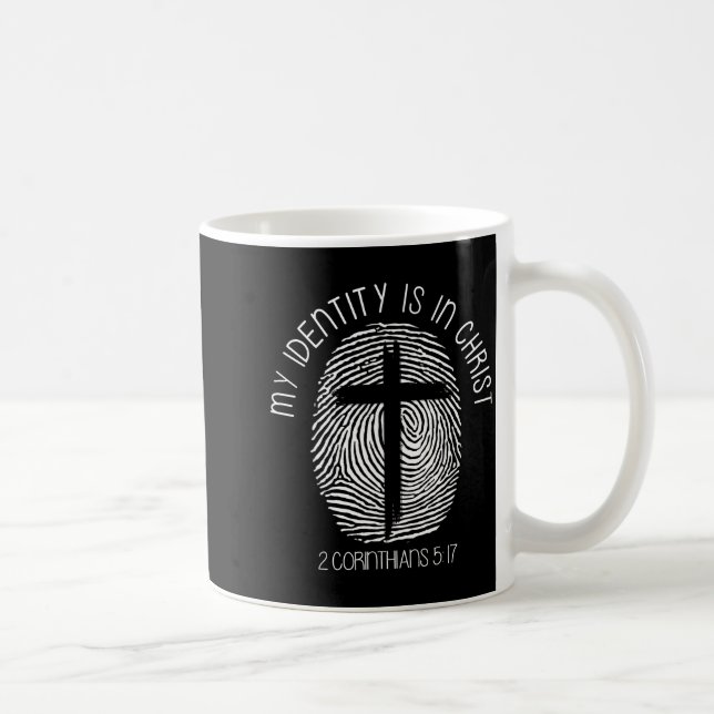 Christians My Identity Is In Jesus Christ Bible Fa Kaffemugg (Höger)