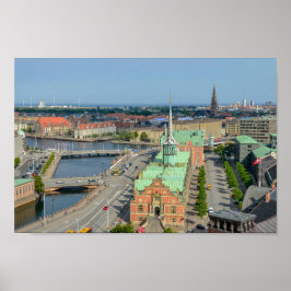 Christiansborg Palace Torn View of Lagrar Exchange Poster