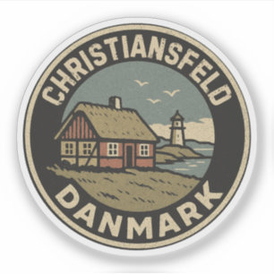 Christiansfeld, Danmark Danmark Klistermärken