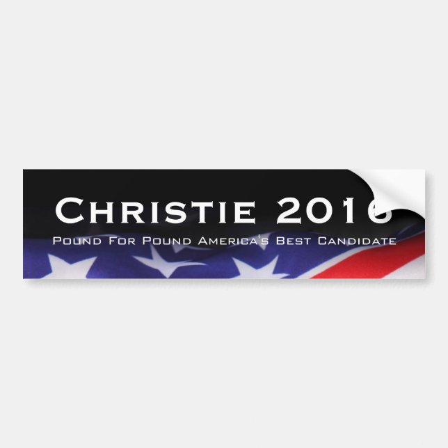 CHRISTIE 2016 dunkar för dunkar bildekalet Bildekal (Framsidan)