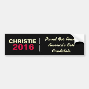 CHRISTIE 2016 dunkar för dunkar bildekalet Bildekal