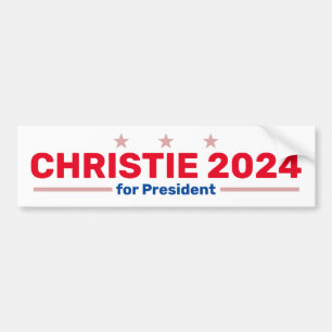 Christie 2024 stötfångare bildekal