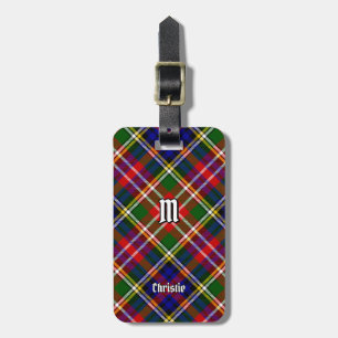 Christie Clan Tartan Bagagebricka
