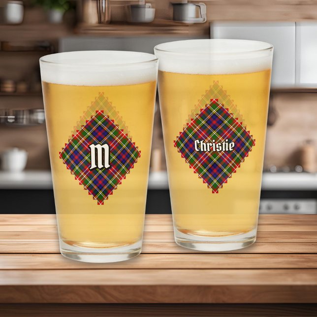 Christie Clan Tartan Glaskopp (Skapare uppladdad)