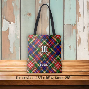 Christie Clan Tartan Tygkasse