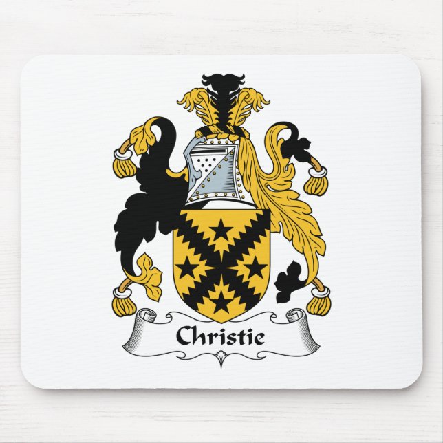 Christie familjvapensköld musmatta (Framsidan)
