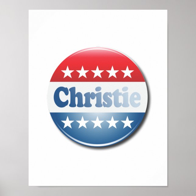 CHRISTIE KAMPANJ BUTTON POSTER (Framsidan)