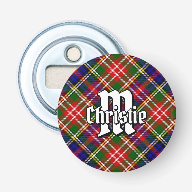 Christie-klanens tartan flasköppnare (Framsidan)