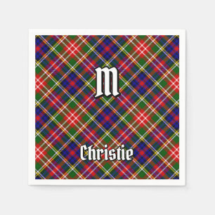 Christie-klanens tartan pappersservett