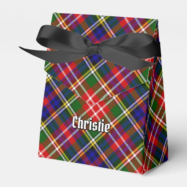 Christie-klanens tartan presentaskar (Framsidan Sidan)