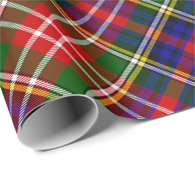 Christie-klanens tartan presentpapper (Rullad Hörn)