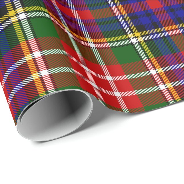 Christie-klanens tartan presentpapper (Rullad Hörn)