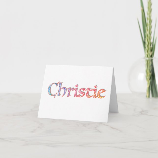 Christie Note Cards Anteckningskort (Framsida)