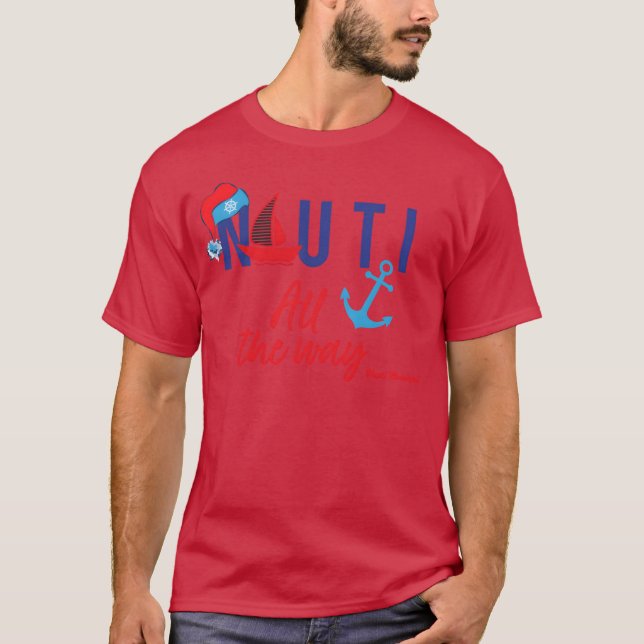 CHRISTIMAS NAUTICAL Girl T Shirt (Framsida)