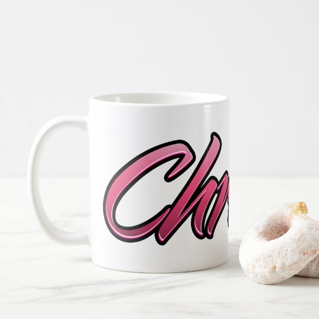 Christin faded pink Tasse Teetasse Kaffeetasse Kaffemugg (Med munk)