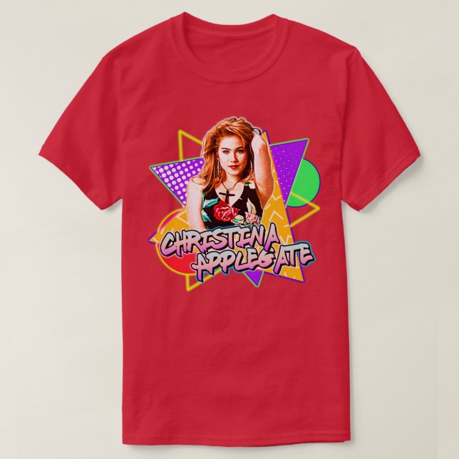Christina Applegate 90s Retro Sexy Kelly Bundy Flä T Shirt (Design framsida)