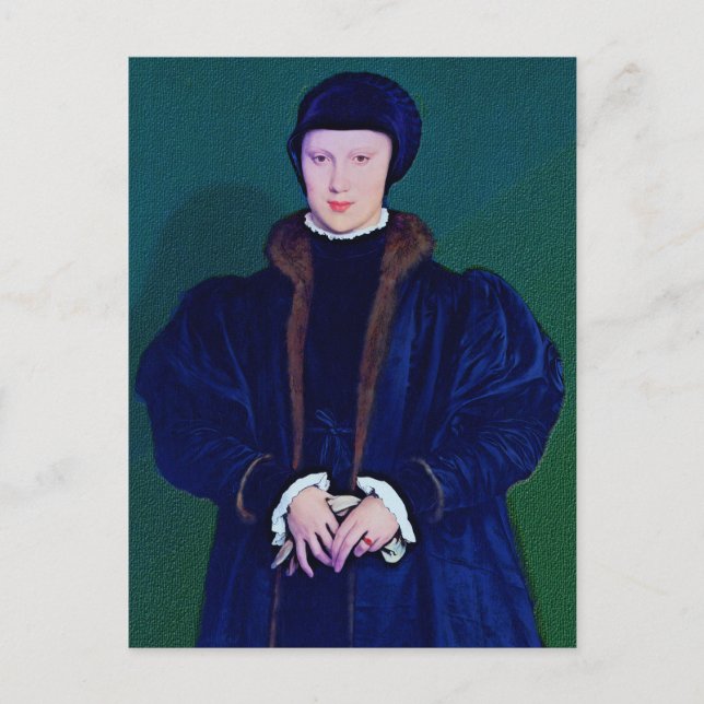 Christina of Danmark Bläck Sketch Vykort (Framsida)