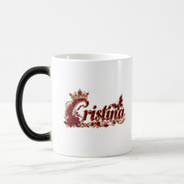 Christina Ruby Crystal Lyxnamn Magisk Mugg