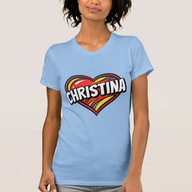 Christina T-Shirt med kärlek (Framsida)