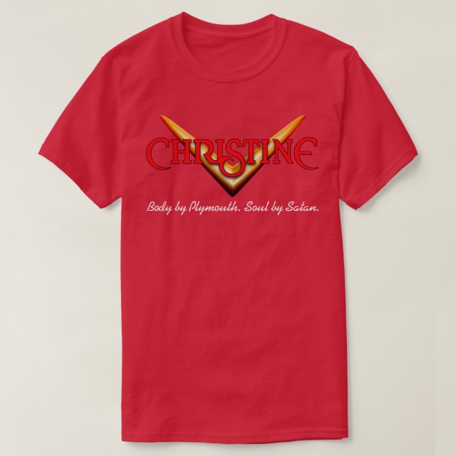 CHRISTINE Badge T Shirt (Design framsida)
