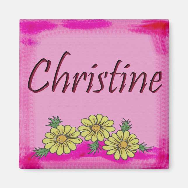 Christine Daisy Christine Magnet (Framsidan)