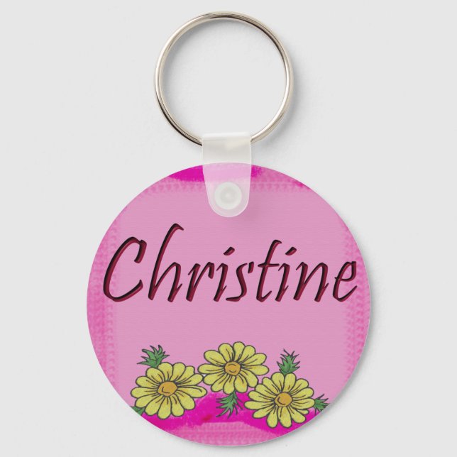 Christine Daisy Keychain Nyckelring (Framsida)