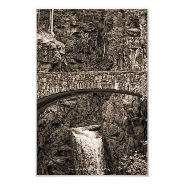 Christine Falls, WA Fototryck (Framsidan)