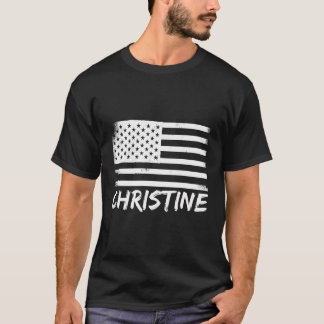 Christine Forename Personlig Birthday Citizensh T Shirt