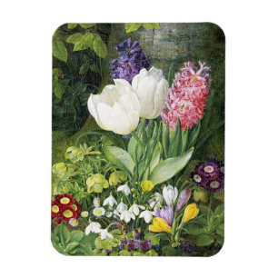 Christine Løvmand A still Life with Tulips, С rocu Magnet