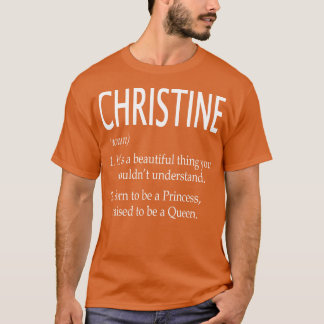 Christine Namn Gift 107 T Shirt