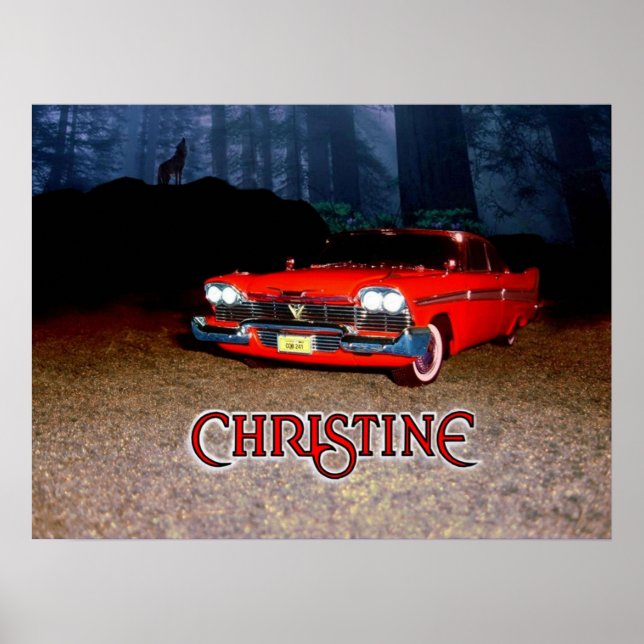 Christine Plymouth Fury 1958 Poster (Framsidan)