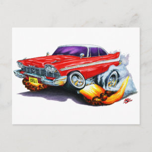 Christine Plymouth Fury Vykort