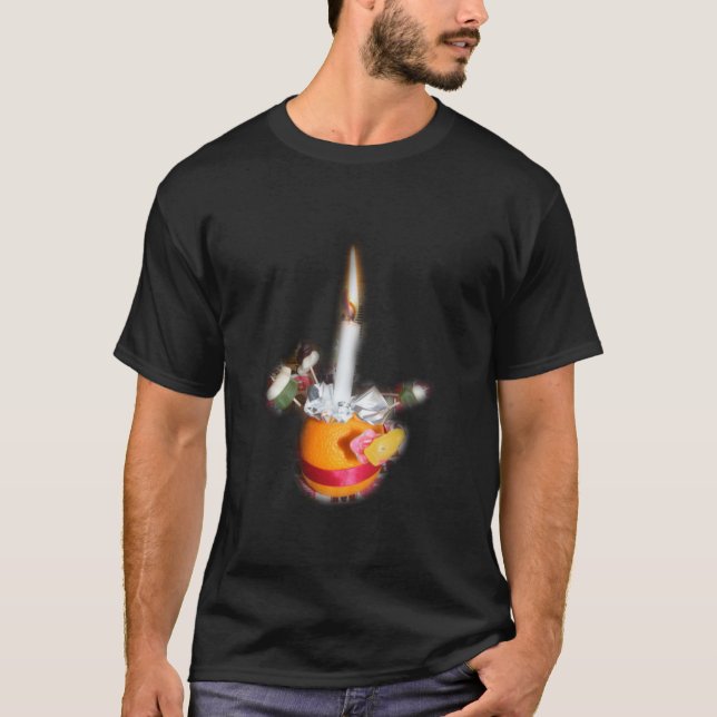 Christingle TEEBABY GROWSTICKER Passande T Shirt (Framsida)