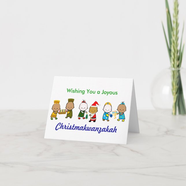 Christmakwanzakah Helgkort (Framsida)