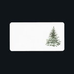 Christmal Address Label stil design Adressetikett<br><div class="desc">Stil-design för Adressetiketterna jul</div>