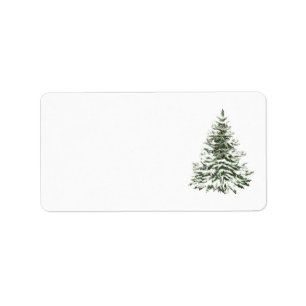Christmal Address Label stil design Adressetikett