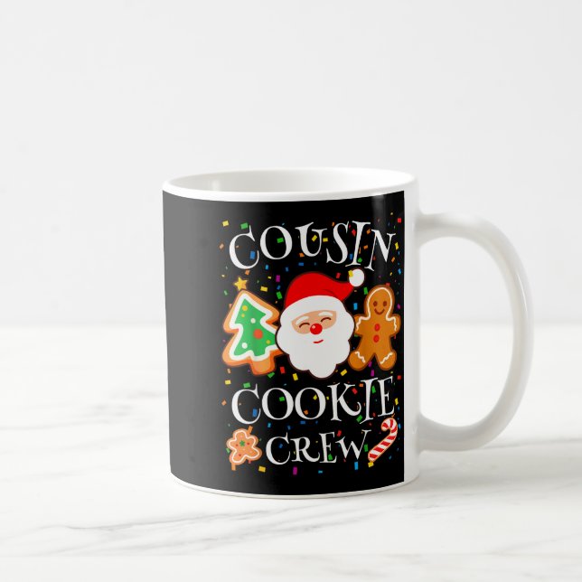 Christmas 2025 Cousin Cookie Baking Crew Squad Fam Kaffemugg (Höger)