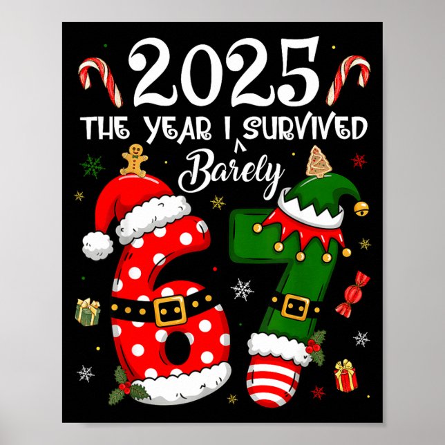Christmas 2025 The Year I Barely Survived Six Seve Poster (Framsidan)