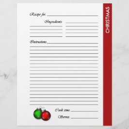 CHRISTMAS 2-sidiga mottagarsidor